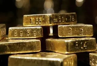 رشد قیمت هر اونس طلا در معاملات روز پنجشنبه بازار جهانی