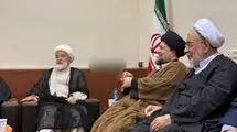 مهدی کروبی با سیدحسن خمینی دیدار کرد 