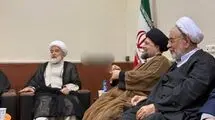 مهدی کروبی با سیدحسن خمینی دیدار کرد 