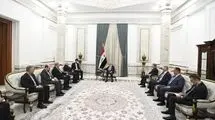 دیدار ظریف و رئیس جمهور عراق در بغداد 