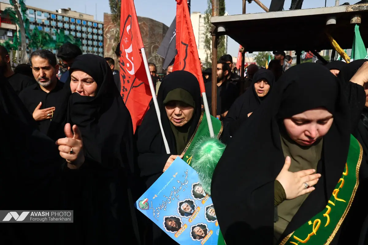 مراسم تشييع پيکر مطهر تعدادي از سرداران و فرماندهان، دانشمندان هسته‌اي