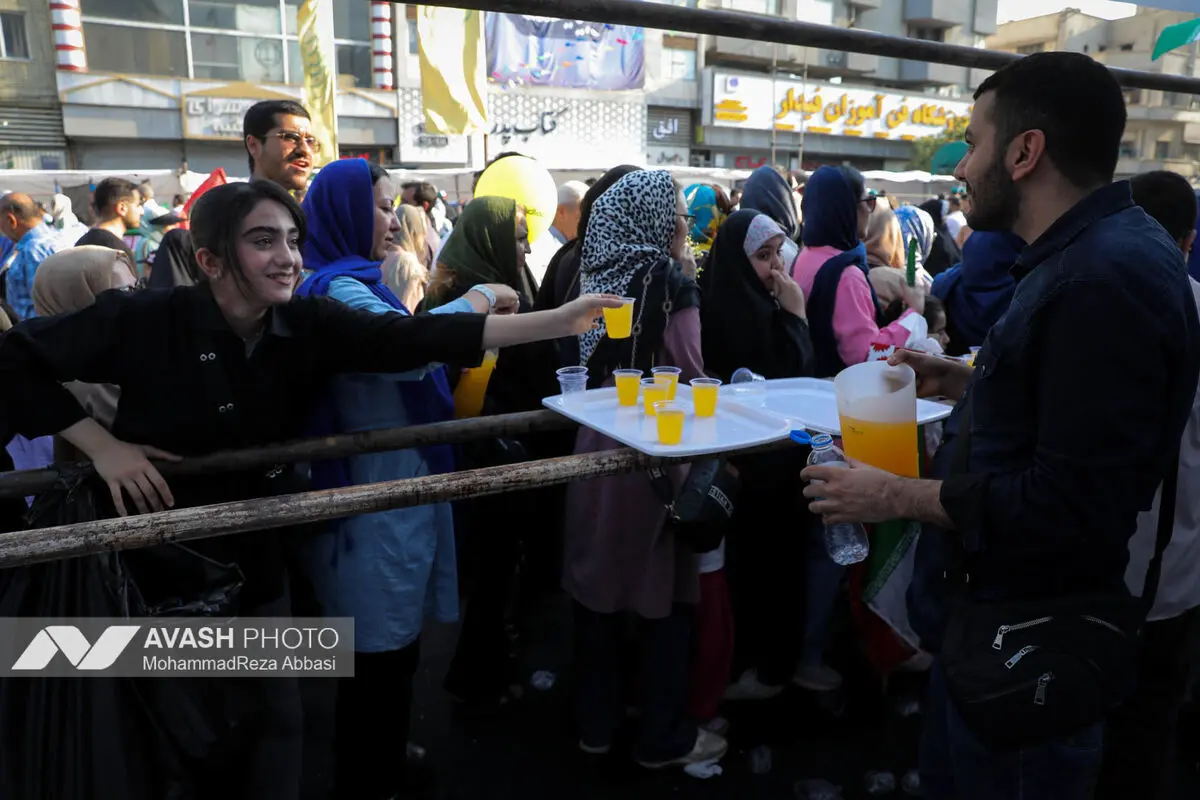 مهمونی کیلومتری عید غدیر در تهران