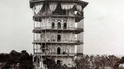 عکس/ عمارت شمس العماره بندرانزلی در دوران ناصرالدین شاه قاجار