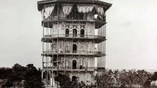 عکس/ عمارت شمس العماره بندرانزلی در دوران ناصرالدین شاه قاجار