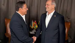 رئیس جمهور بولیوی به دیدار پزشکیان آمد