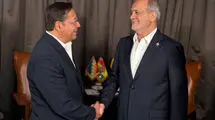 رئیس جمهور بولیوی به دیدار پزشکیان آمد