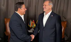 رئیس جمهور بولیوی به دیدار پزشکیان آمد