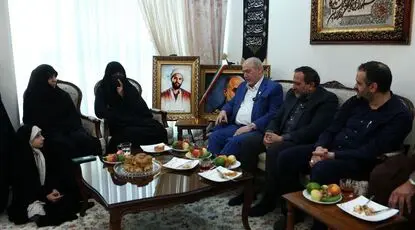 دیدار فرماندهان سپاه با خانواده سپهبد شهید «غلامعلی رشید»