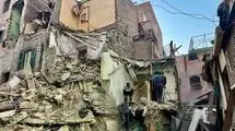 ۸ کشته در پی ریزش ساختمان در مصر