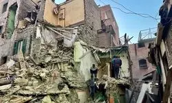 ۸ کشته در پی ریزش ساختمان در مصر