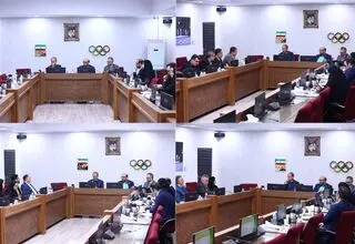 نشست مشترک مسئولان کمیته المپیک با 4 فدراسیون