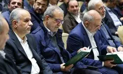 حضور رئیس جمهور در مراسم ختم خانواده سقاب اصفهانی