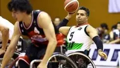 شکست تیم ملی بسکتبال با ویلچر ایران برابر ژاپن