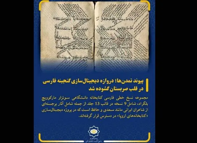نسخ خطی فارسی دانشگاه بلگراد در دسترس قرار گرفت