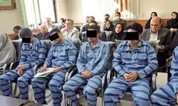محاکمه باند مخوف آدم‌ربایی و قتل/ عکس