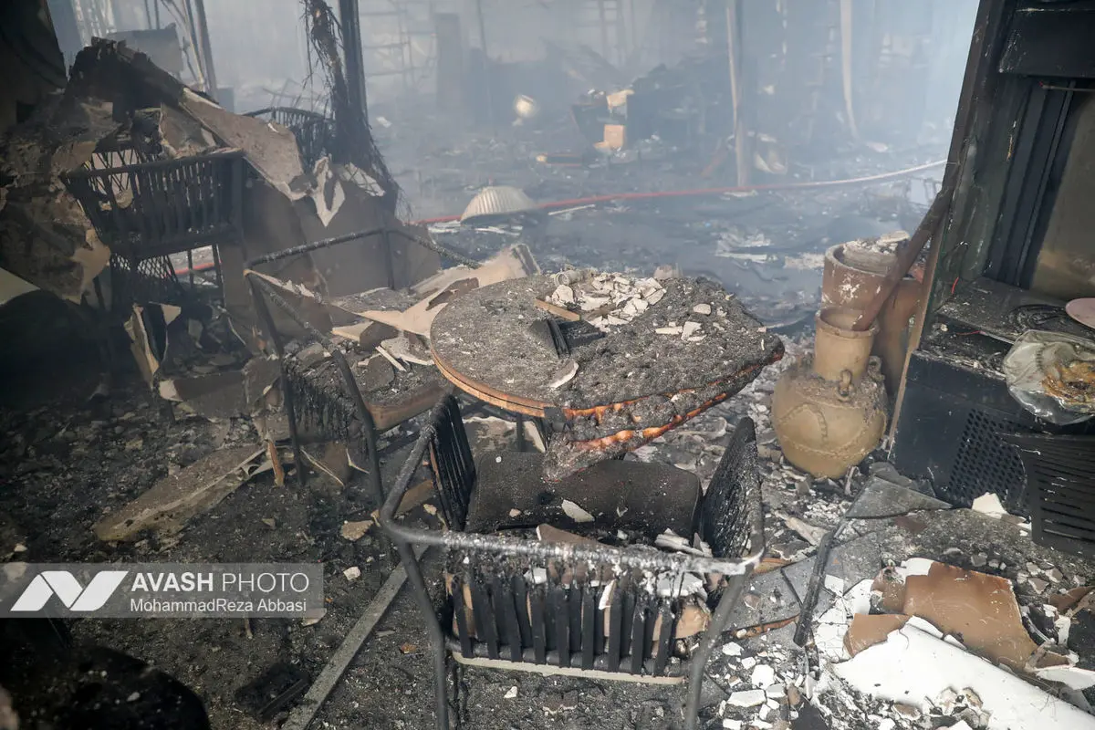 آتش‌سوزی بازار بزرگ جنت‌ - تهران