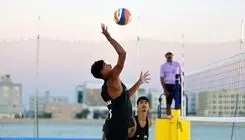 والیبال ساحلی پسران از صعود به نیمه‌نهایی باز ماند