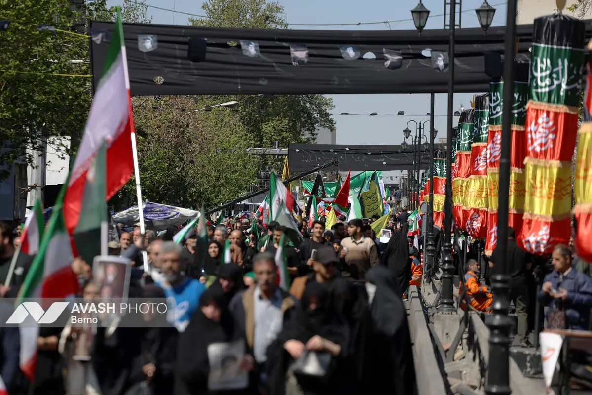 مراسم اربعین رهبر شهید انقلاب در تهران -۱