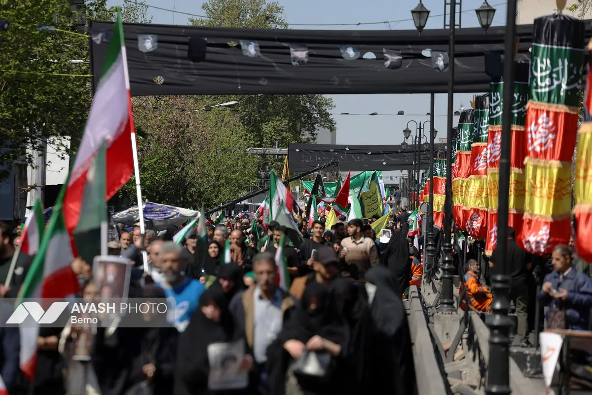 مراسم اربعین رهبر شهید انقلاب در تهران -۱
