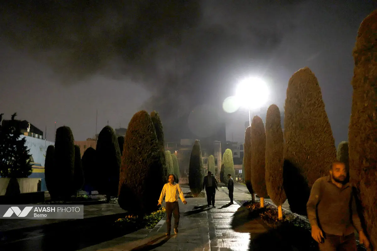 حمله موشکی آمریکایی - صهیونیستی به مناطقی از شمال تهران