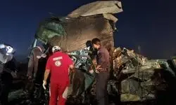 تصادف زنجیره‌ای در کرمان ۵ کشته و یک مصدوم بر جا گذاشت