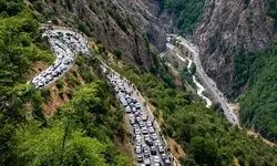 جاده چالوس یکطرفه می‌شود