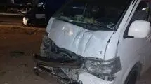 تصادف هولناک زنجیره‌ای در دولت‌آباد