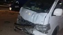 تصادف هولناک زنجیره‌ای در دولت‌آباد