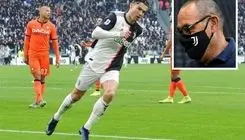 وقتی رونالدو چمن خورد!