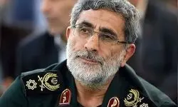 پیام فرمانده نیروی قدس سپاه در پی درگذشت فاطمه فلکیان