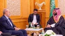 رایزنی لاریجانی و بن سلمان در عربستان 