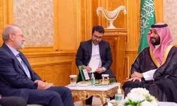 رایزنی لاریجانی و بن سلمان در عربستان 
