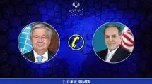 تماس تلفنی عراقچی با آنتونیو گوترش