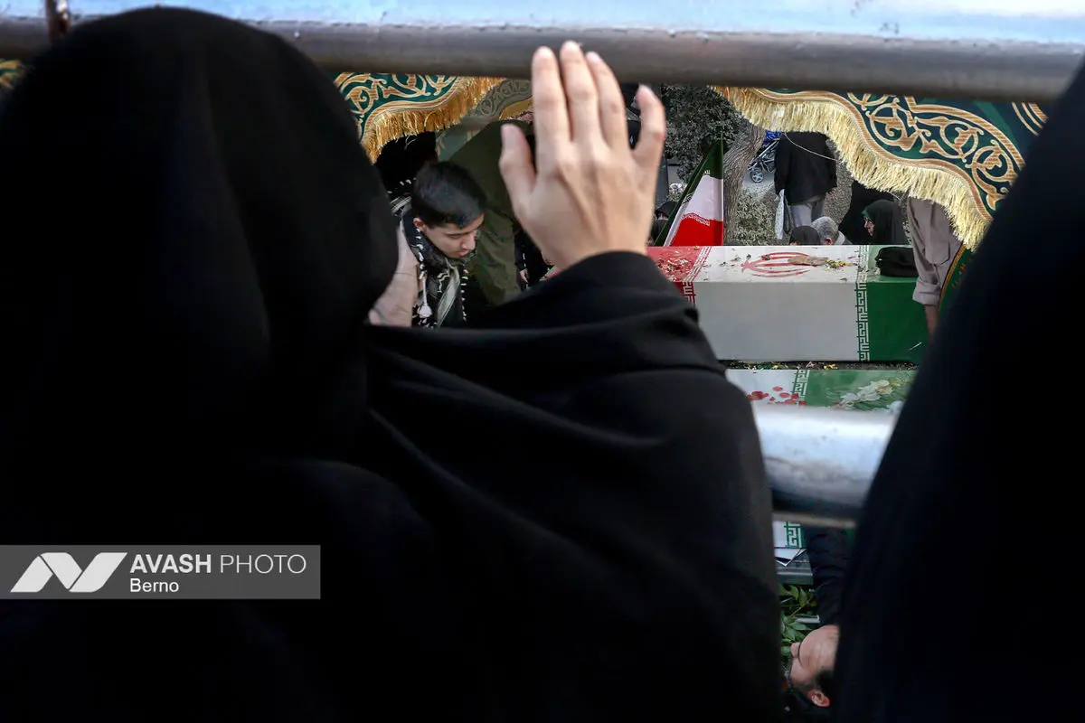 مراسم تشییع پیکر شهدای جنایات اخیر صهیونی - آمریکایی _۲