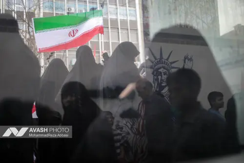 راهپیمایی گرامیداشت روز ۱۳ آبان - تهران