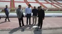 بازدید مدیران باشگاه تراکتور از ورزشگاه یادگار امام (ره)