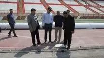 بازدید مدیران باشگاه تراکتور از ورزشگاه یادگار امام (ره)