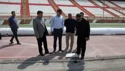 بازدید مدیران باشگاه تراکتور از ورزشگاه یادگار امام (ره)