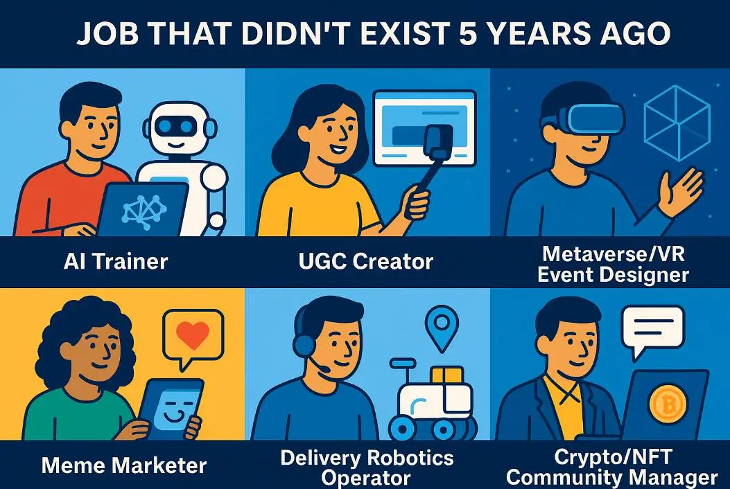 شغل‌هایی که 5 سال پیش وجود نداشتند!