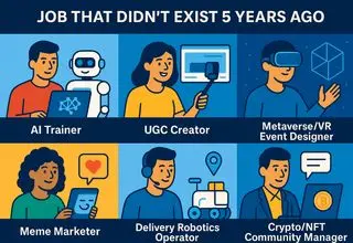 شغل‌هایی که 5 سال پیش وجود نداشتند!