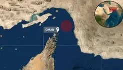 اصابت پرتابه ناشناس به یک کشتی در تنگه هرمز