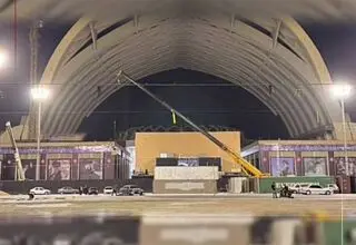 ارتش بیمارستان صحرایی در مصلی برپا کرد