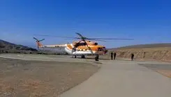 اعزام ۲ بالگرد برای اطفای آتش جنگلهای چالوس