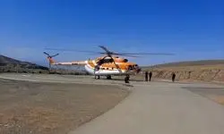 اعزام ۲ بالگرد برای اطفای آتش جنگلهای چالوس