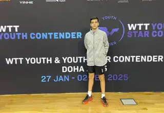کامبک پینگ‌پنگ باز ایران مقابل حریف سنگاپوری