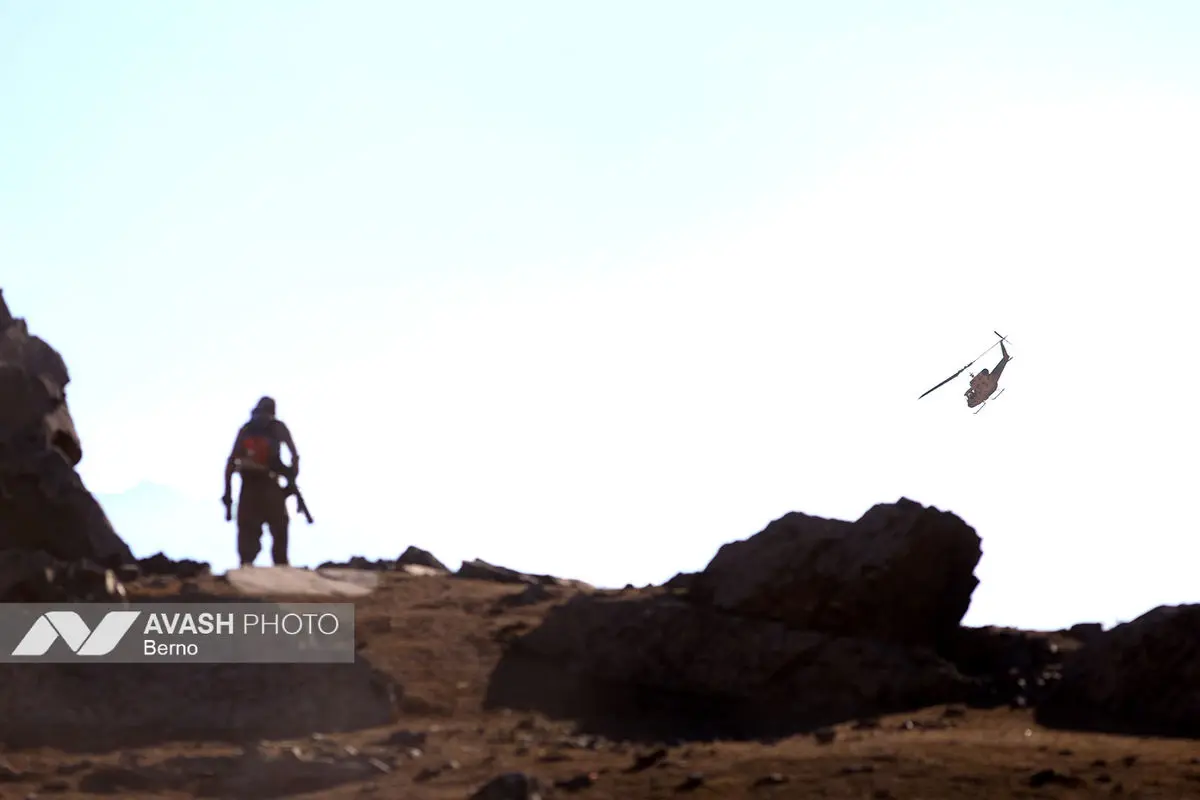 عملیات مهار آتش‌سوزی مناطق کوهستانی روستاهای دلیر و الیت