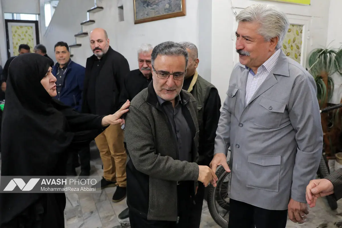 مراسم تشییع سید محمد تاج زاده