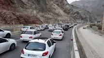 جاده چالوس یکطرفه شد؛ ترافیک سنگین راه‌ها
