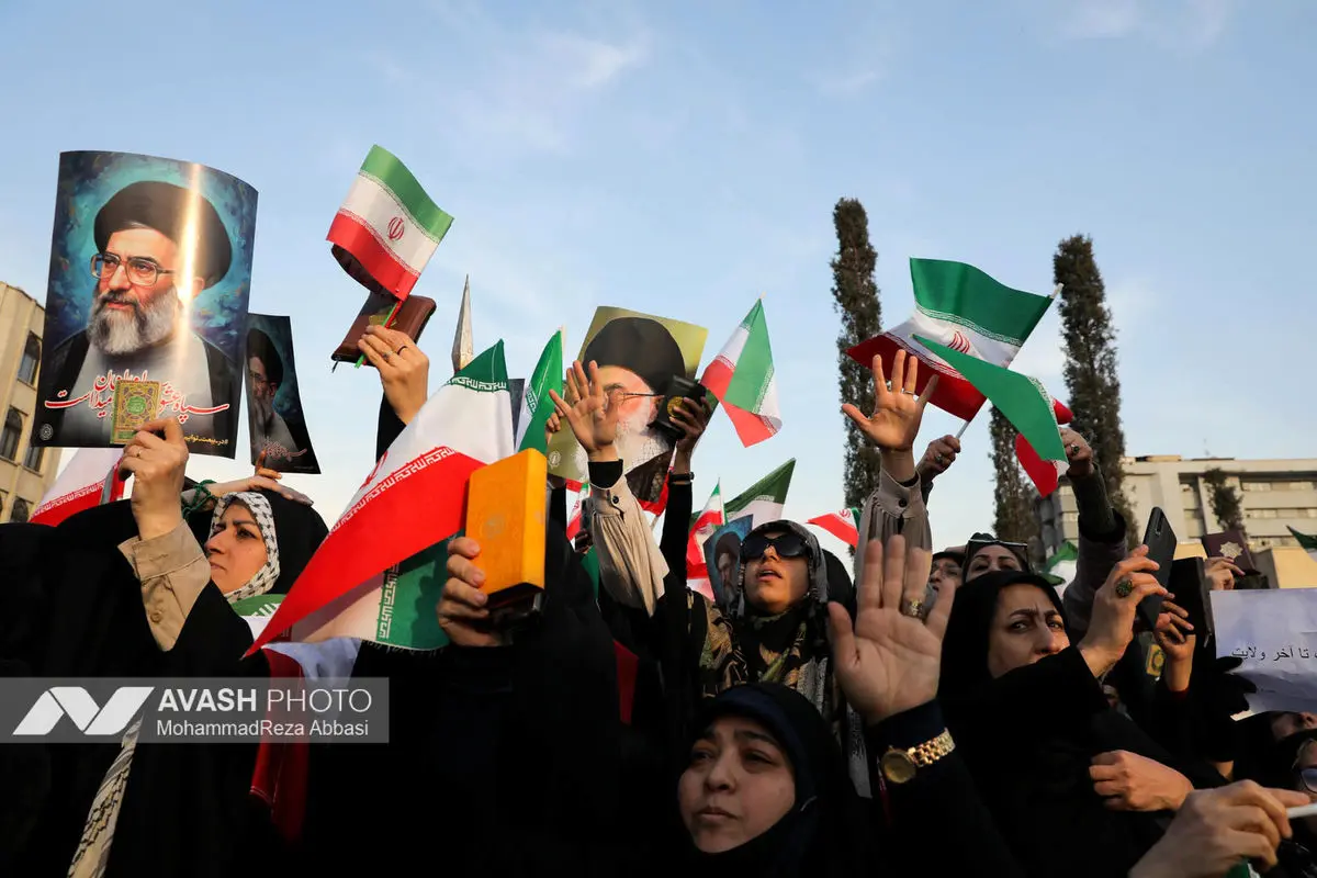 راهپیمایی محکومیت اقدامات تروریستی آمریکا و رژیم صهیونیستی علیه ملت ایران - تهران