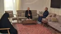 دیدا دبیرکل ستاد مبارزه با موادمخدر با خانواده شهید سرلشکر غلامرضا رضائیان